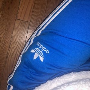 Blue Adidas Warm Up Sweats